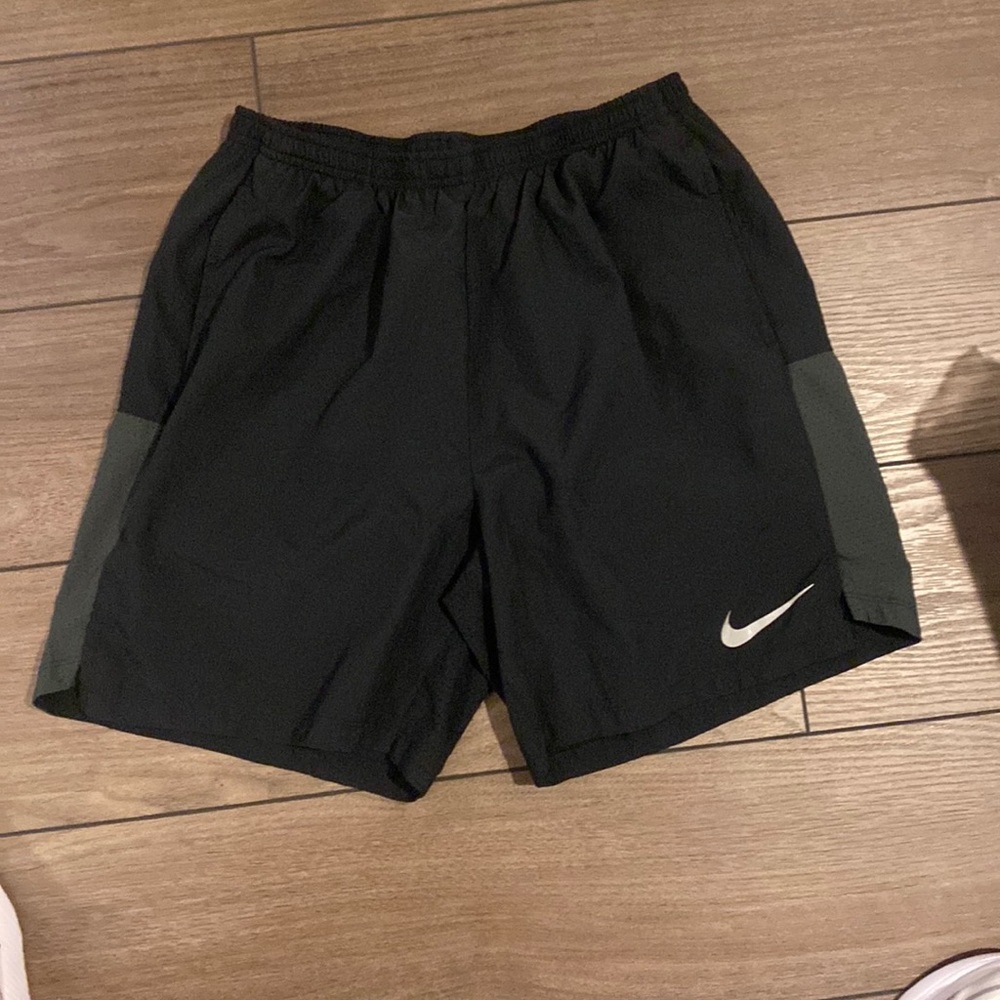 Mens Black and Grey Nike Shorts Linerless